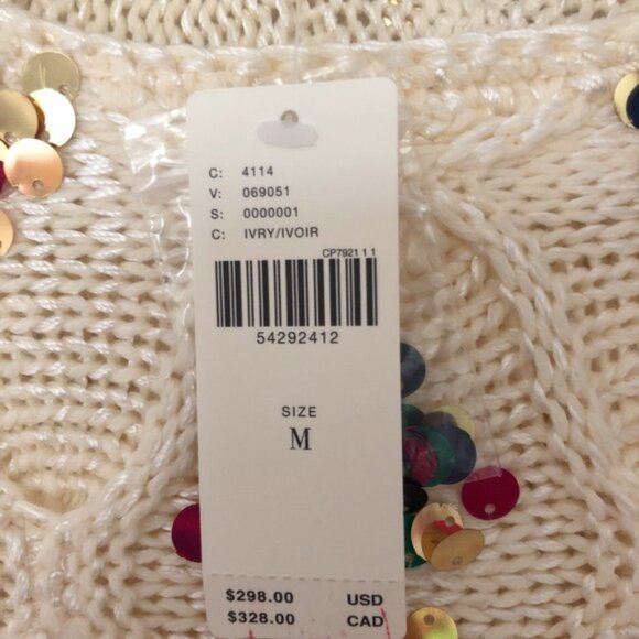 Anthropologie Lara Sequined Sweater - Picture 6 of 12